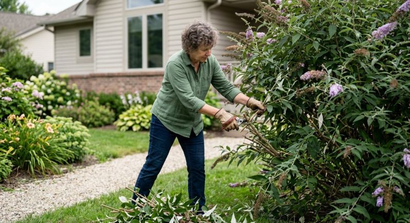 Butterfly Bush Pruning in Ventura County, CA