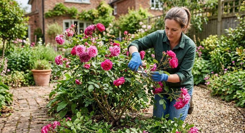 Rose Bush Pruning in Ventura County, CA